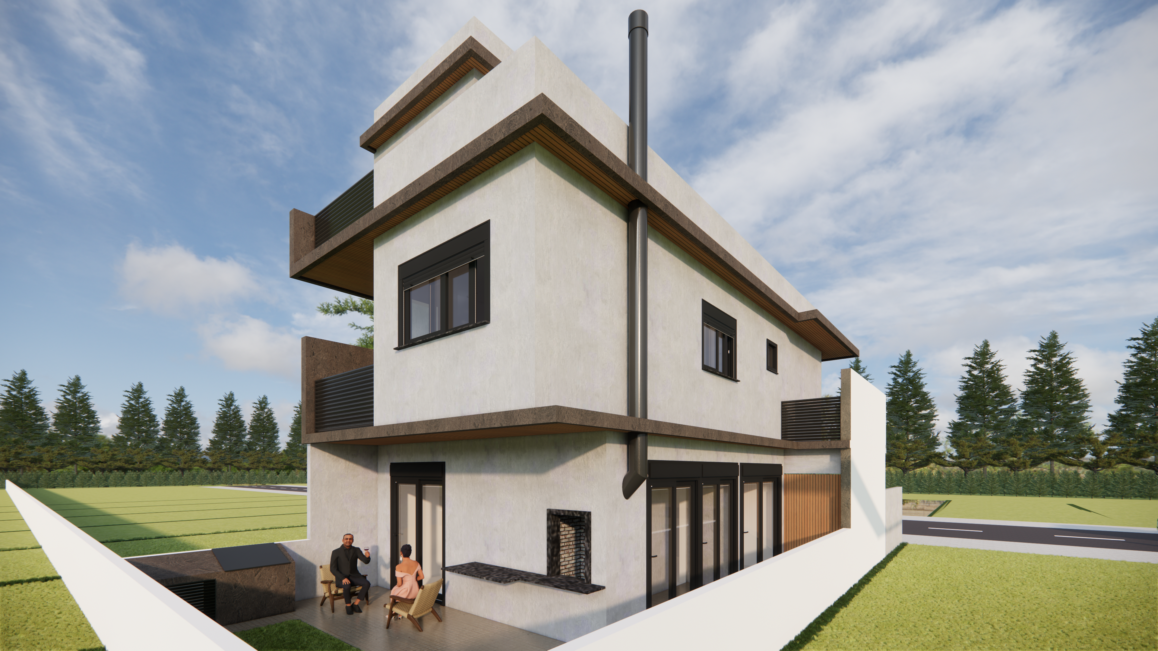 1.2 - Fachada lateral