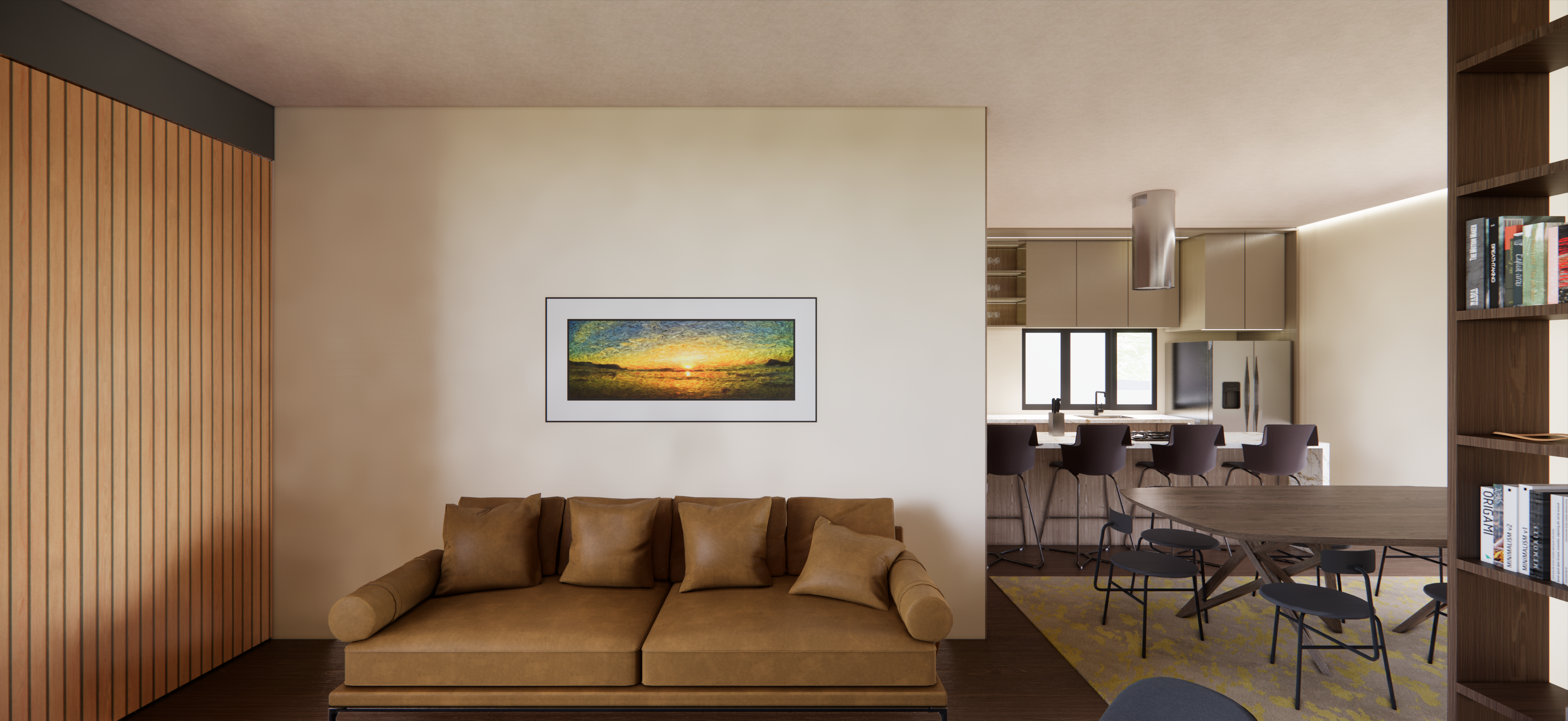 8 - Sala TV x Cozinha